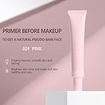UCANBE Tone Adjusting Primer: Smooth Lightweight Face Primer - Facial Makeup Long-lasting Prime - Vegan & Cruelty-free Prime Makes Dull Skin Healthy and Rosy（Pink，1.06 Oz) - Image 3