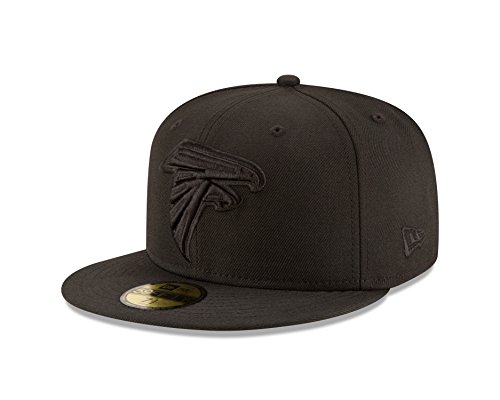 new era nfl black and team color 59fifty fitted cap