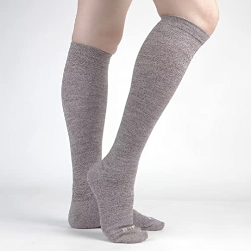 Image of ja vie 80% Merino Wool Ultra Soft 15-20mmHg Graduated Compression Socks for Women & Men