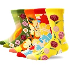 5 Pairs - Ab Floral Style - Sunflowers Daisies Hibiscus Flower