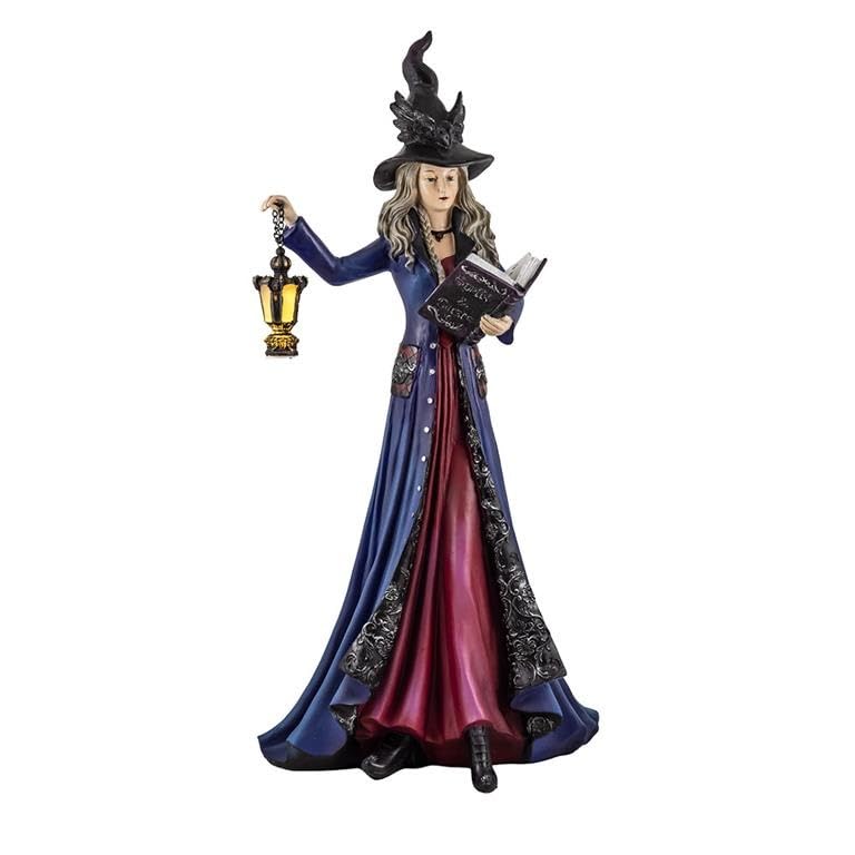 Figurine sorcière en résine peinte à la main 60 cm pour une décoration d'exception