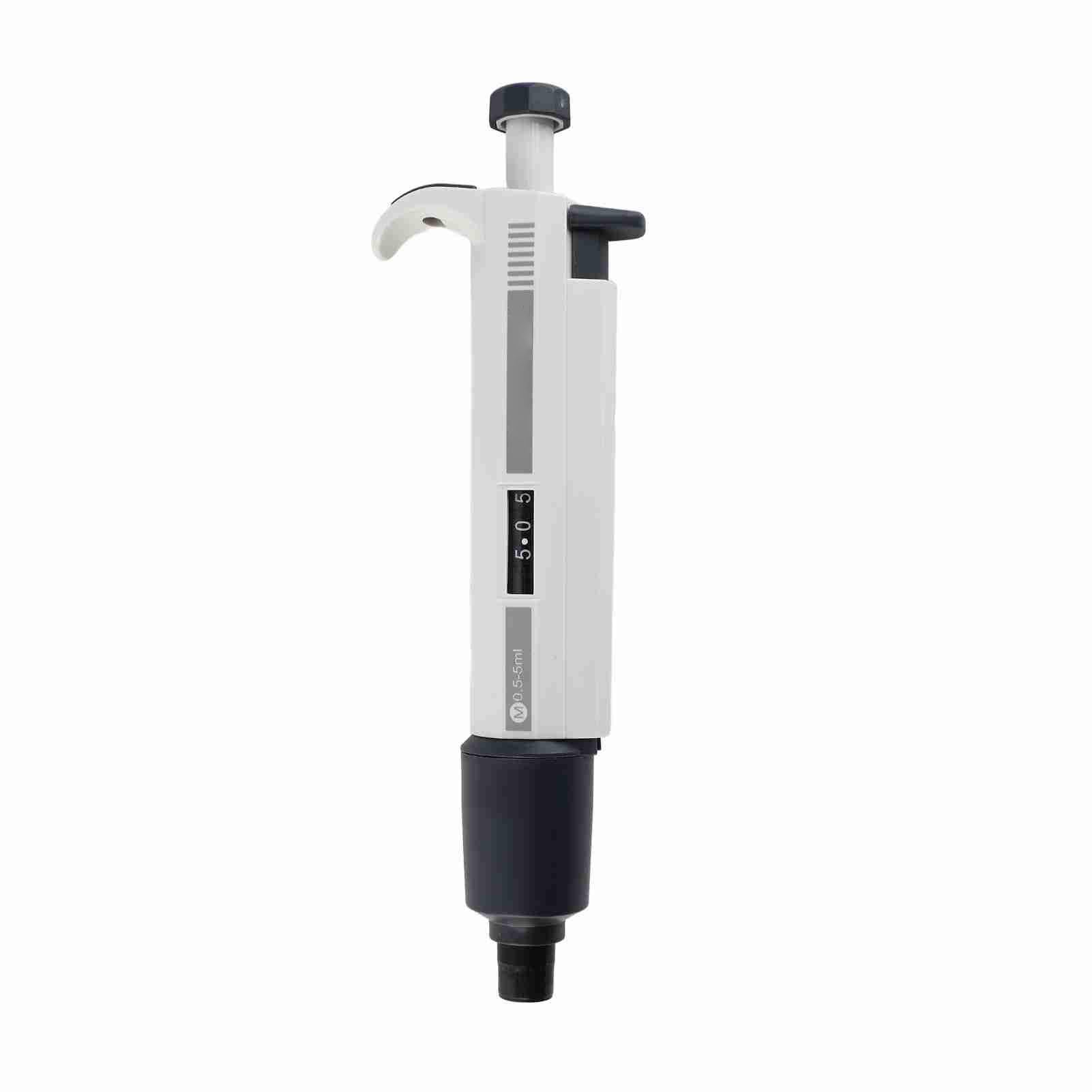 Micropipeta de Volumen, M5000 Micropipeta de Volumen Manual de un Solo Canal Ajustable 1000 5000ul para Pruebas de Muestreo Médico, Pipetas de un Solo Canal