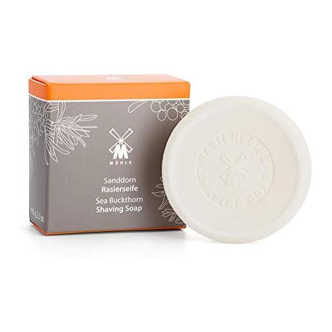 MÜHLE Rasierseife mit Sanddorn für normale und trockene Haut - fruchtig & frisch - 65g Cover