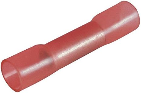 Heat Shrink Butt Connectors - 100 Pk - 18-20 Gauge Wire