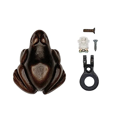 Michael Healy Sitting Frog Doorbell Ringer - Oiled Bronze #TOP5