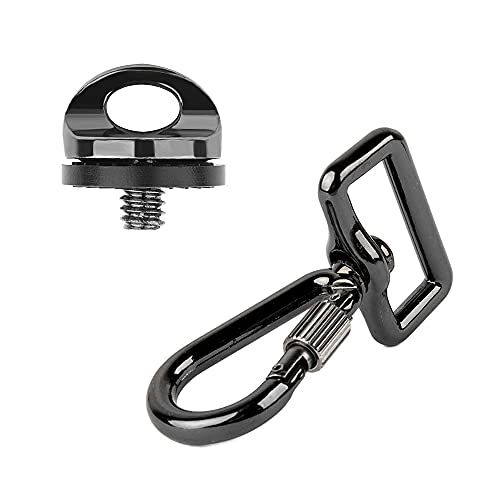 カメラ ストラップ 1/4ネジ アダプター カラビナ セット フック ナスカン バッグ スリング クイックリリース