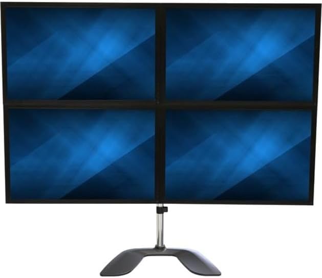 Miniatura 9 de StarTech.com Soporte para monitor cuádruple de escritorio, brazo ergonómico VESA 4 para monitor (2 x 2) hasta 32 pulgadas (17.6 libras17.6 lbs) -