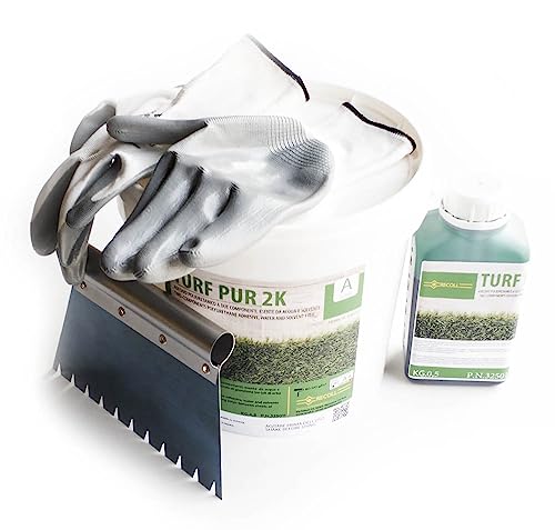 Colle pelouse synthétique kit 5 kg gazon artificiel tapis de jardin à deux composants