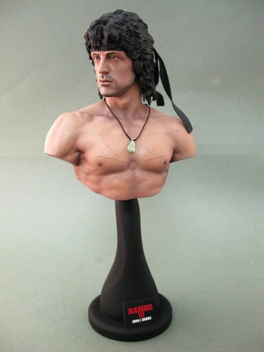 Amazon.com: Rambo III 1:4 Scale Hot Toys Bust : Toys & Games