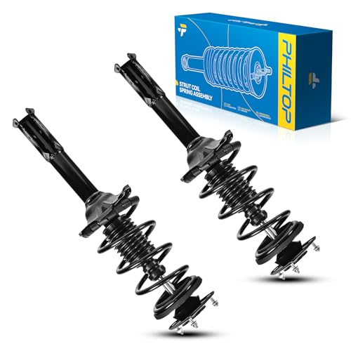 Image of PHILTOP Front Complete Struts Shock absorber fits xA xB2004 2005 2006 172245 * 2 Struts with Coil Spring Assemblies Set of 2 SAA706