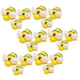 Gatuida 100 Stück Teiliges Resin Bienen Charms in Lebensechte DIY Schmuckanhänger für...
