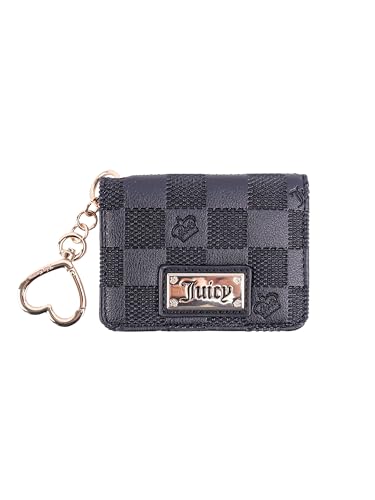 Juicy Couture Womens Miss Independent Card Case With Key Fob Stylish & Functional Wallet Design