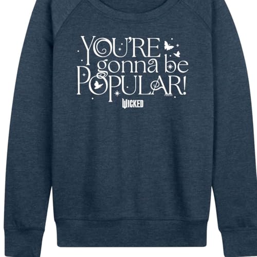 HYBRID APPAREL Wicked - You're Gonna Be Popular - Women's French Terry Pullover Long Sleeve Shirt2