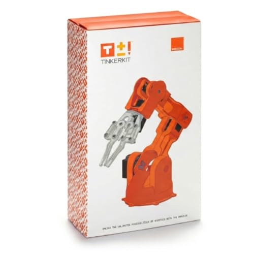 Image of Arduino TinkerKit Braccio Robotic Arm Kit Compatible with Arduino | DIY Programmable Robot Arm with High-Torque Servo Motors | STEM Learning & Robotics Projects for Students & Makers