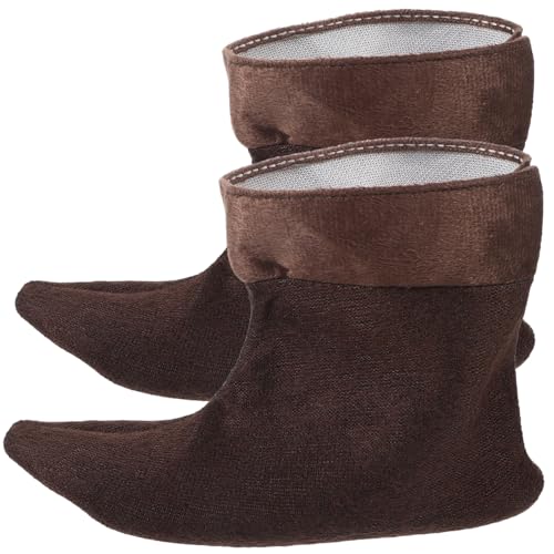 NOLITOY 1Pair Breathable Fleece Liner for Rain Boots Warmth Socks for Men for Outdoor Hiking and Winter Activities Fits Low to Calf Rain Footwear