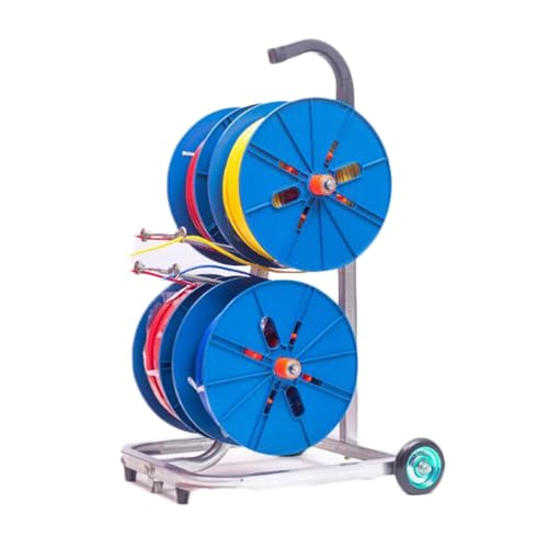 Fini les fils emmêlés avec le support de bobine robuste à rouleaux en acier