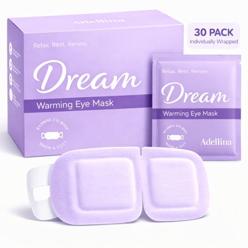 Mascarillas de vapor para ojos secos y fatiga ocular con calor