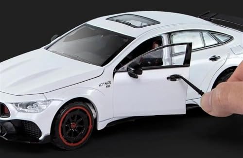 Image of Miniature Replica Model 1:24 for Brabus Rocket 900 AMG Super Car - Metal Diecast Vehicle Static Souvenir Scale (1:24 Mercedes), White