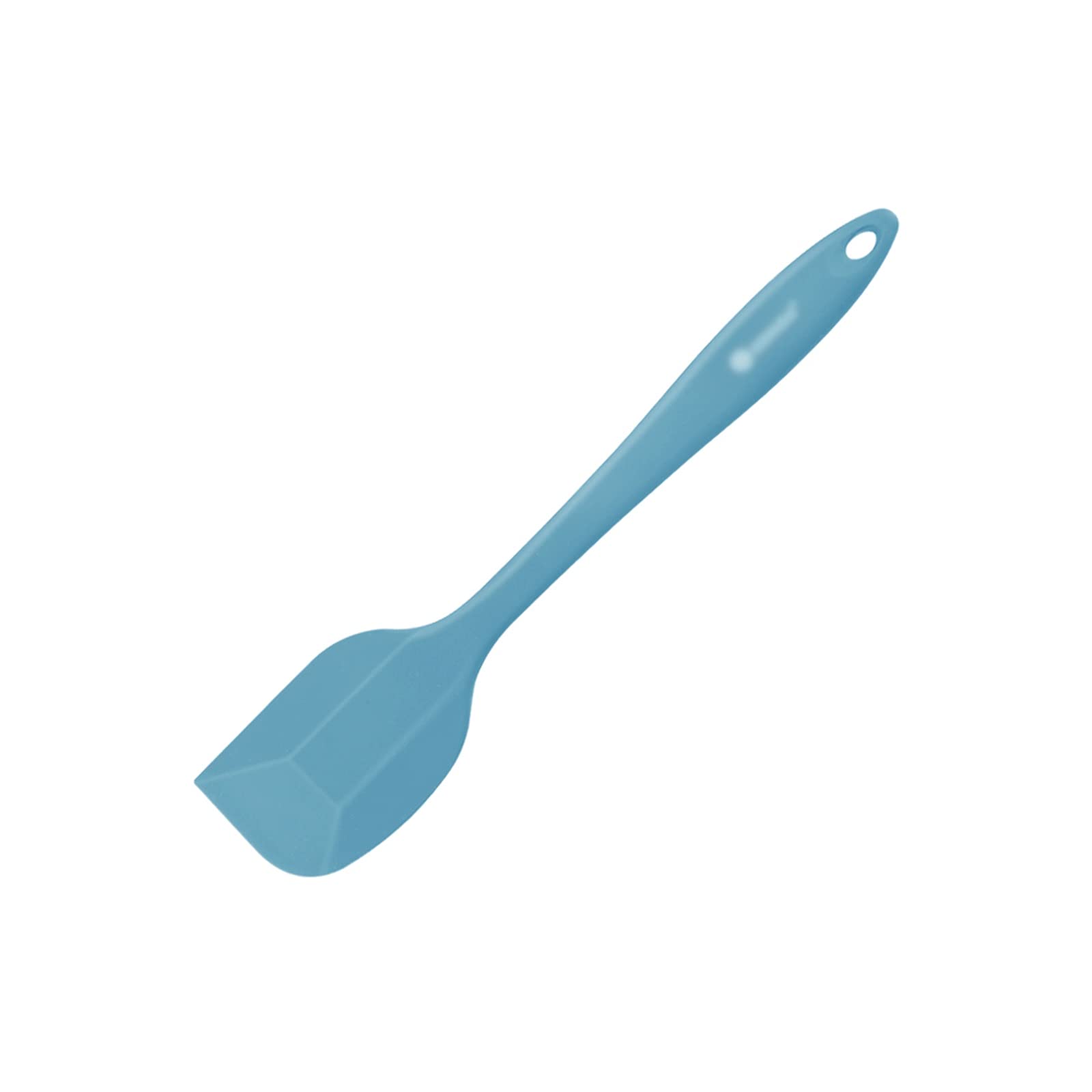 Teigschaber Silikonspatel integrierter Creme-Spatel-Kuchen-Dekorations-Vereisungs-Spatel-Küchenspatel zum Abkratzen des Backenmischungen Spatel (Color : Blue, Size : Large)