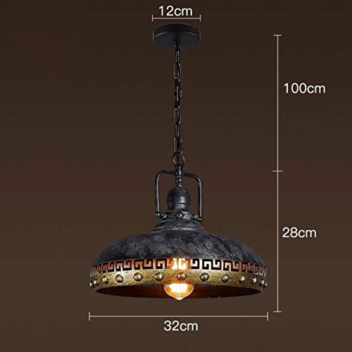 Suspension E27 restaurant lustre rétro vintage pour décoration de table de bistrot - 3