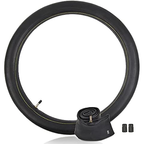 (2-Pack) 2.75/3.00-19 70/100-19 Inner Tube Straight Valve Stem for CRF KLX TTR125 KX100 Pit Dirt Bike Motorcycle Motocross Off-road Cover