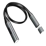 Dheera LED Neck Reading Light, Book Light for Reading in Bed at Night, Amber Neck Light Eye Care Rechargeable 3 Colors Infinitely Dimmable, Perfect for Reading Knitting Repairing Camping