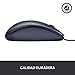 Logitech B100 Ratón con Cable, 3 Botones, Seguimiento Óptico, Ambidiestro, PC/Mac/Portátil, Negro