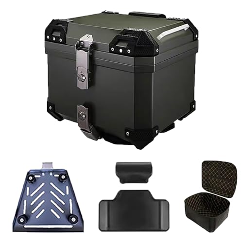 Top Case Moto Aluminium 45L coffre universel étanche pour transporter vos affaires