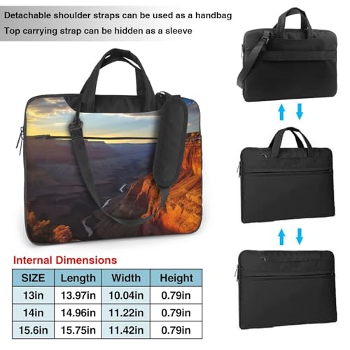 Bolso Tote para Laptop Unisex Negro 15.6 pulgadas miniatura 2