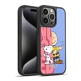 Head Case Designs Licenza Ufficiale Peanuts Snoopy & Charlie metà E Risate Cover in Gel Rinforzata [Protezione di Grado Militare] Compatibile con Apple iPhone 15 PRO