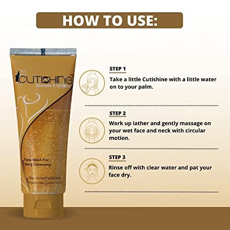 UBIK Cutishine Face Wash 70g - Image 3