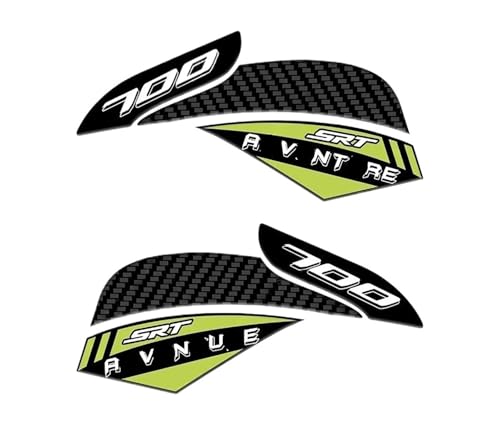 Autocollants de réservoir moto pour QJ SRT 700 X, kit de protection résine