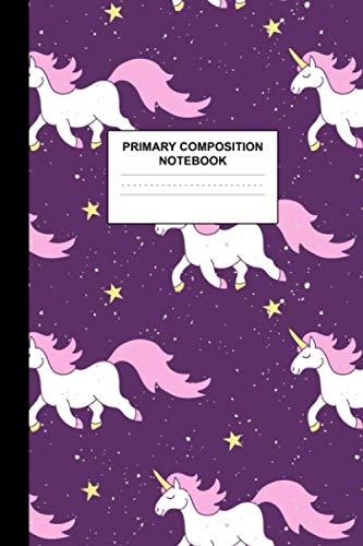 Primary Composition Notebook: Writing Journal for Grades K-2 Handwriting Practice Paper Sheets - Delightful Unicorn School Supplies for Girls, Kids ... 1st and 2nd Grade Workbook and Activity Book