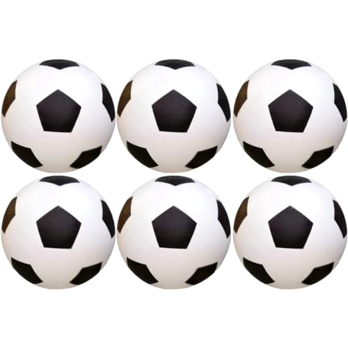 6x Bola De Futebol Vinil Pingo Dente De Leite 22Cm Infantil (Branco)