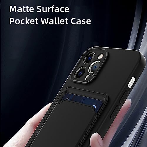 Étui portefeuille iPhone 12 Mini silicone liquide housse de poche mince vert