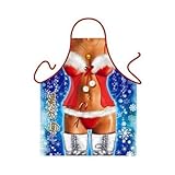 'Sexy X-Mas' (Girl) - Sexy Kitchen Apron - 100% Polyester