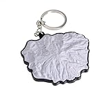 Llavero topográfico en 3D, Islas Canarias, La Gomera, gris-negro, Talla única