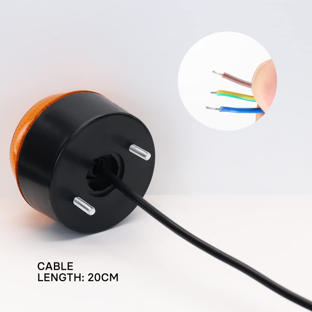 Luce Di Emergenza Stroboscopica A LED Per Auto - 30 LED, Colore Ambra - Foto 2