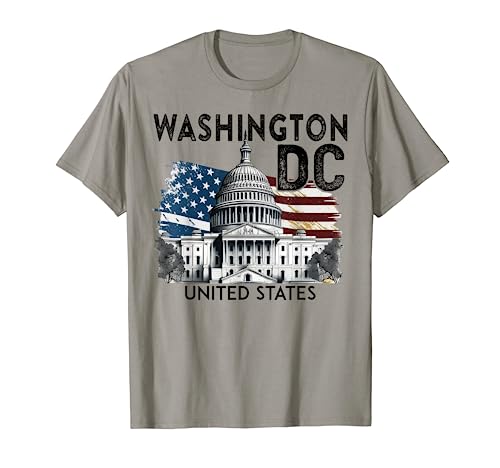 Washington DC Capitol Hill USA Souvenirs Regalos Hombres Mujeres Niños Camiseta