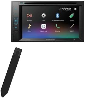 BoxWave Stylus Pouch Compatible with Pioneer AVH-241EX - Stylus PortaPouch, Stylus Holder Carrier Portable Self-Adhesive for Pioneer AVH-241EX - Jet Black