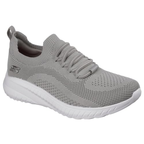 Skechers Squad Chaos SR Chaussures de Service médical pour Femme, Taupe, Pointure 39, Taupe, 39.5 EU