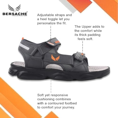 Image of BERSACHE Extra Soft Classic Sandal with Ultra Soft & Flexibility Sandals for Men's