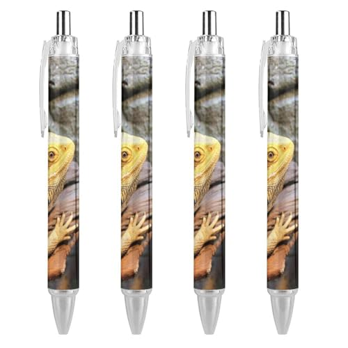 Stylo à bille dragon barbu rétractable 0.5mm pour le bureau