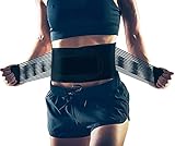 AllyFlex Sports Back Brace Lumbar Support Belt for Women and Men - High-Tech Cooling Technology Orthopedic 3D Lumbar Pads for Lower Back Pain Relief (Medium)
