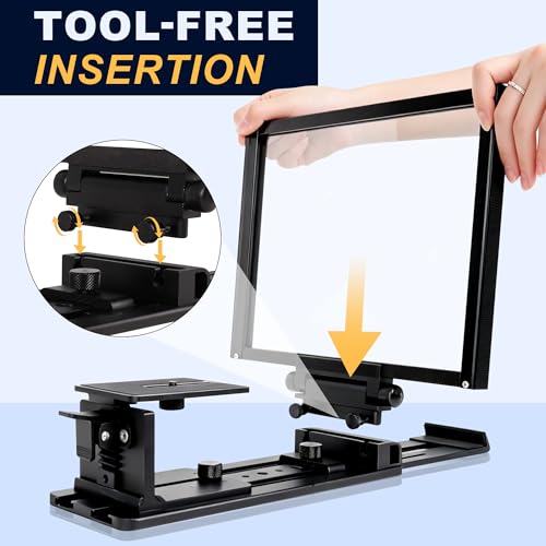 Image of 12 inch Portable Teleprompter for Tablet & DSLR Camera with APP Remote