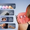 Red Light Therapy Mask, 280 LEDs Quad-Chips Infrared Light Led Face Mask Light Therapy for Face Skin Care Improvement, Ultra-Soft Led Mask Light Therapy for 4 Modes with Eye Protection