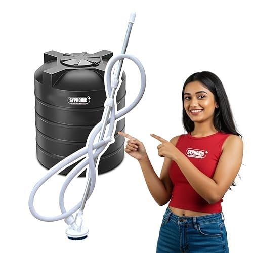Water Tank Cleaner with Telescopic Aluminium Pole & Hose | Adjustable Brush Head with Nylon Bristles for Home Over Head Plastic & Cement Tanks | 2 Years Warranty-picture-13
