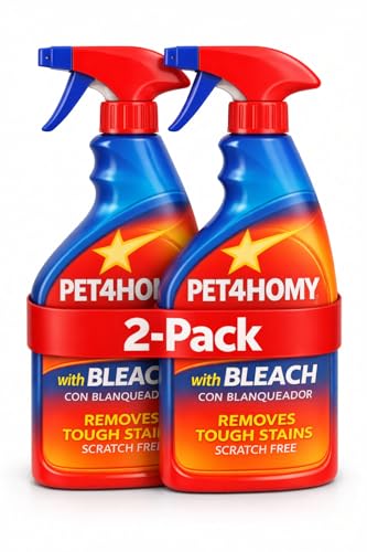Pet4Homy Lemon Fresh Scent, 22 oz Aerosol Can (Pack of 2) – Foaming Bathroom Cleaner for Tub, Tile, Shower & Sink – Removes Soap Scum, Grime & Hard Water Stains