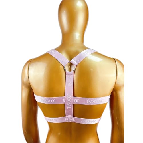 JOCKMAIL Men's Body Chest Harness Jockstrap Underwear Set Elastic Waistband Mens Jock Strap with Body Chest Harness3