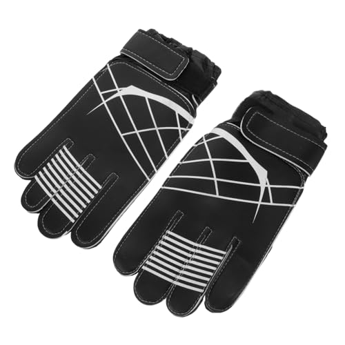 Kisangel 1 Pair Boys and Girls Goalkeeper Professional Soccer Football Glove Wear-Resistant Comfort Fit Adjustable Straps